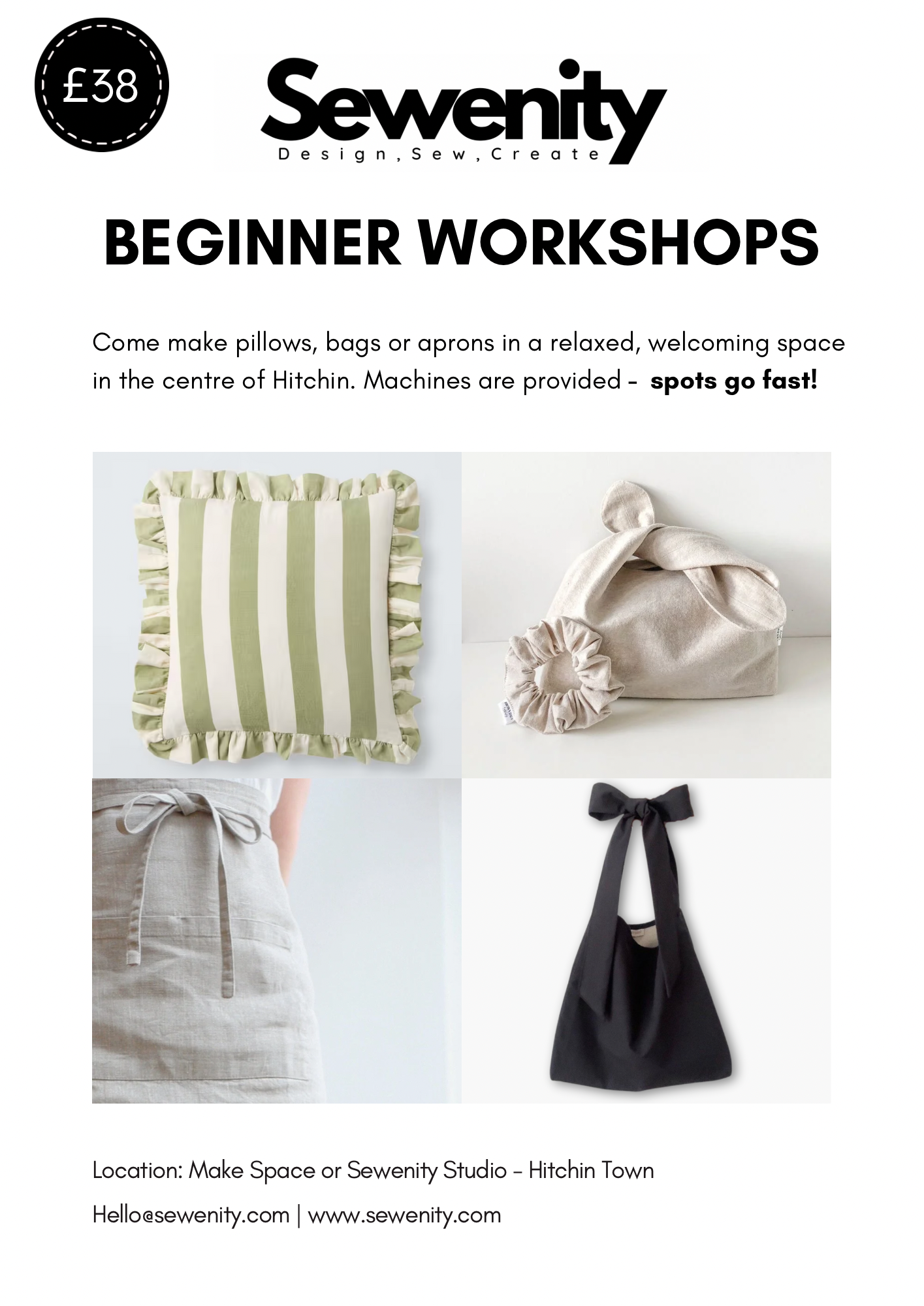 August Beginner Workshops
